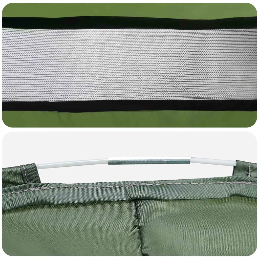 Tenda per toilet pop-up con corda sospesa Verde 97 x 126 cm