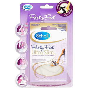 SCHOLL CUSCINETTO IN GEL TRASPARENTE ULTRA SLIM PERFETTA ADERENZA ANTISCIVOLO OKX