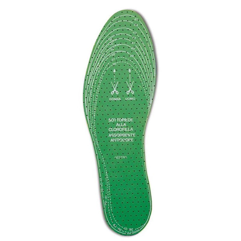 KIT SET 3 PZ MAURY'S SOLETTA PER SCARPA CON CLOROFILLA 2 PAIA