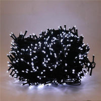 HIGH-TECH LUCI DI NATALE 1000 LED BIANCO FREDDO DA INTERNO E ESTERNO 49 METRI