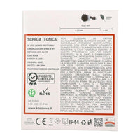 HIGH-TECH FILO A 100 LED LUCE BIANCA CALDA DA 8.50 METRI