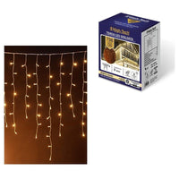 HIGH-TECH TENDA A CADUTA SFALSATA CON 736 LUCI LED IN COLORE BIANCO CALDO