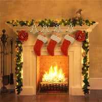 MA MAISON STELLA O ALBERO DI NATALE LUMINOSO LIGHT 80 LED BIANCO CALDO 29X35 CM A BATTERIA FANTASIA ASSORTITA