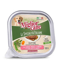 MIGLIOR CANE SPECIALITÀ PATE DA 300 GR SUINO PISELLI E CAROTE