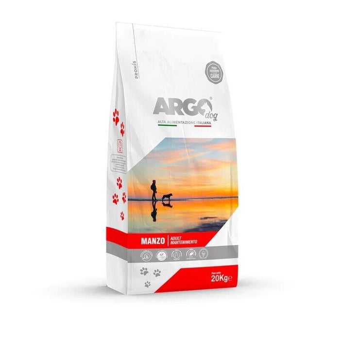 ARGO DOG ADULT MANTENIMENTO CIBO SECCO AL MANZO 20 KG ALIMENTO COMPLETO PER CANI ADULTI DI TUTTI I GENERI