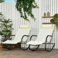 SDRAIO A DONDOLO DA GIARDINO CON POGGIATESTA STACCABILE E BRACCIOLI 67X144X87 CM