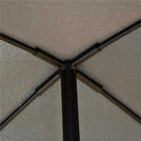 LETTINO A DONDOLO DA GIARDINO 185 X 100 X 190 CM COLORE GRIGIO