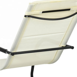 SDRAIO A DONDOLO DA GIARDINO CON POGGIATESTA STACCABILE E BRACCIOLI 67X144X87 CM