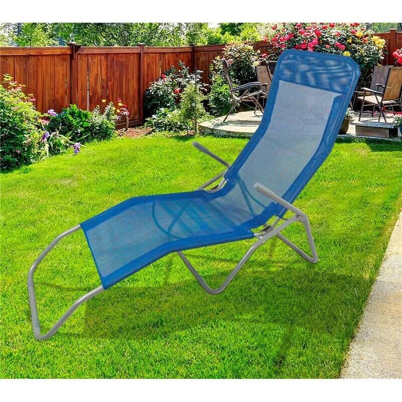 MAURY'S DONDOLINA IN TEXTILENE DI COLORE BLU 130 X 43 X H58 CM