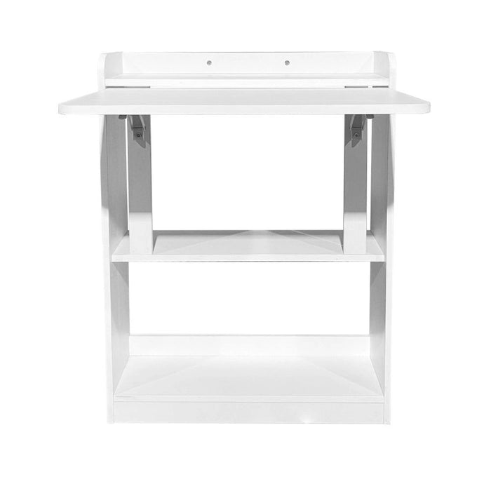 Scrivania a scomparsa pieghevole salvaspazio Plana bianco 64x65x82H