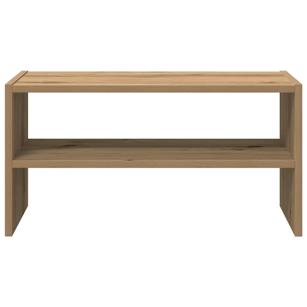 Scarpiera Impilabile Rovere Artigianale 60x30x30,5 cm 858873