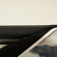 DONDOLO A 2 POSTI DA GIARDINO CON TETTUCCIO REGOLABILE 140 X 118 X 162CM BEIGE