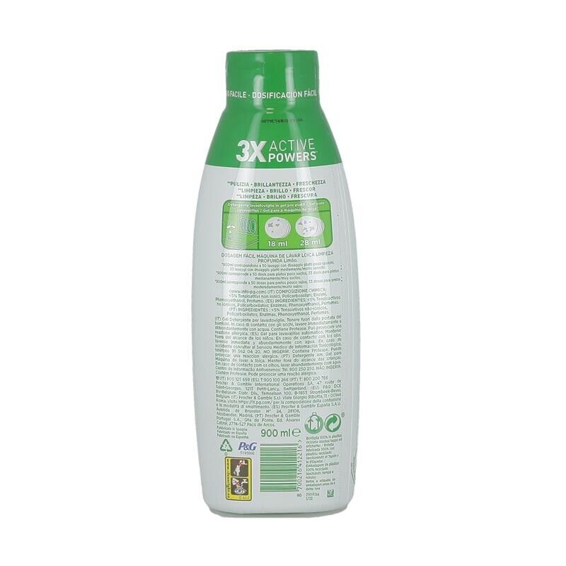 FAIRY PLATINUM GEL PER LAVASTOVIGLIE 900ML PULIZIA PROFONDA AL LIMONE OKY