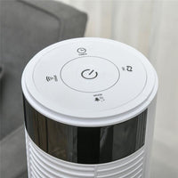 VENTILATORE A COLONNA CON 3 VELOCITÀ E 4 MODALITÀ, TIMER DI 12 H, PANNELLO LED E TELECOMANDO, BIANCO