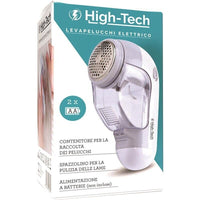 HIGH TECH LEVAPELUCCHI ELETTRICO + SPAZZOLINO PER LA PULIZIA LAME ALIMETAZIONE A BATTERIE OKX