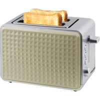 HIGH-TECH TOSTAPANE DA 750 WATT IN ACCIAIO E FINITURE AVORIO