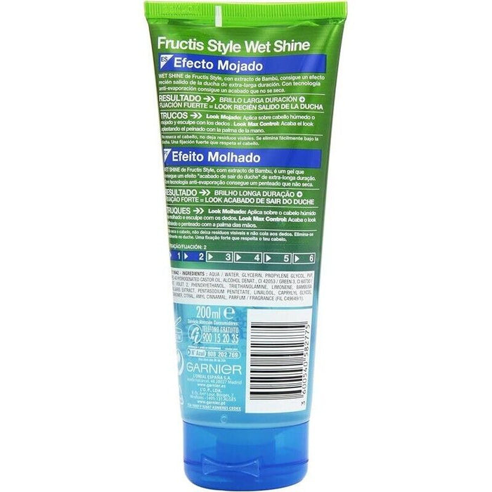 GARNIER FRUCTIS STYLE GEL WET SHINE 250 ML GEL PCAPELL NUOVA FORMULA OKX