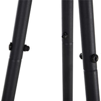 APPENDIABITI AD ALBERO CON 2 RIPIANI NERO E MARRONE IN METALLO E LEGNO