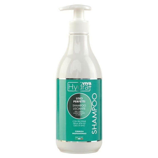 HYDRA VIVA SHAMPOO LISCIANTE PER CAPELLI INDISCIPLINATI E CRESPI CON PROTEINE DELLA SETA ED OLIO DI LINO 500 ML