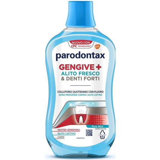 PARODONTAX COLLUTORIO GENGIVE + PURE MINT SENZA ALCOL 500 ML ALITO FRESCO