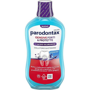 PARODONTAX GENGIVE FORTI & PROTETTE COLLUTORIO CON ACIDO IALURONICO PROTEZIONE DURATURA INTENSE MINT 500 ML