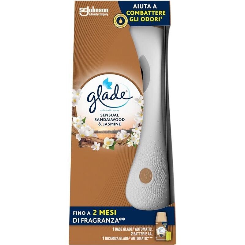 GLADE DEODORANTE PER AMBIENTE AUTOMATIC BASE E RICARICA DA 269ML NEW SENSUAL