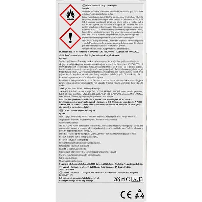 GLADE DEODORANTE PER AMBIENTE AUTOMATIC BASE E RICARICA DA 269ML NEW SENSUAL