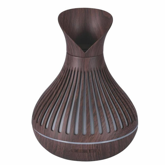 DIFFUSORE ELETTRICO 180 ML CON LED MULTICOLOR 7 COLORI CON CAVO USB COLOR MARRONE