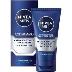NIVEA MEN PROTECT & CARE CREMA IDRATANTE UOMO IDRATA E PROTEGGE LA PELLE 75 ML
