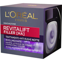 L'ORÉAL PARIS CREMA VISO NOTTE REVITALIFT FILLER AZIONE ANTIRUGHE CON ACIDO IALURONICO CONCENTRATO 50 ML
