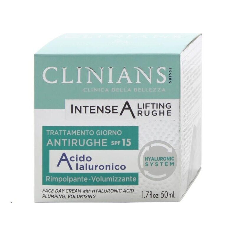 CLINIANS CREMA VISO 50 ML INTENSE ANTIRUGHE GIORNO CON ACIDO IALURONICO