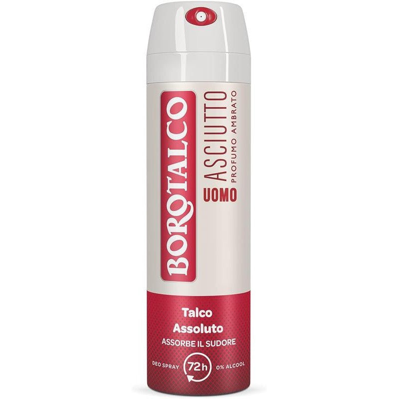 BOROTALCO SET DEO SPRAY 150 ML NEW UOMO + ASCIUTTO PROFUMO AMBRATO