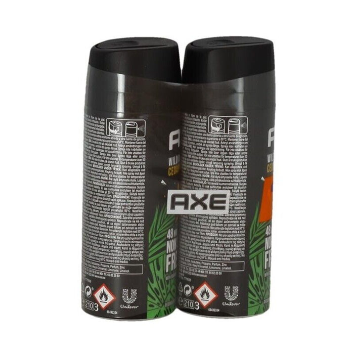 AXE DEO SPRAY BIPACCO 150ML WILD MOJITO&CEDAR 48H NON STOP DI FRESCHEZZA