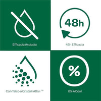 BOROTALCO DEODORANTE 3 STICK ORIGINALE NO ALCOOL E SALI DI ALLUMINIO TRIPLA PROTEZIONE ASCIUTTA  BOROTALCO 40 ML L'UNO