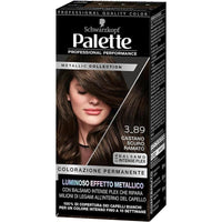 SCHWARZKOPF PALETTE METALLIC COLLECTION 3-89 TINTA CAPELLI CON EFFETTO METALLICO COLORAZIONE CAPELLI CASTANO RAMATO