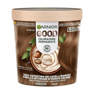 GARNIER GOOD TINTA CAPELLI 6.0 CASTANO MOCACCINO COLORAZIONE PERMANENTE SENZA AMMONIACA 90% NATURALE
