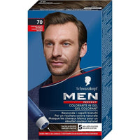 SCHWARZKOPF MEN PERFECT TINTA COLORANTE IN GEL RISULTATO FINO A 28 SHAMPOO 70 CASTANO SCURO NATURALE