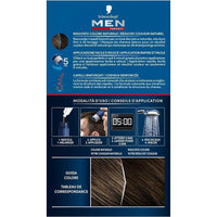 SCHWARZKOPF MEN PERFECT TINTA COLORANTE IN GEL RISULTATO FINO A 28 SHAMPOO 70 CASTANO SCURO NATURALE