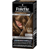 SCHWARZKOPF PALETTE METALLIC COLLECTION 6-61 BIONDO DORATO TINTA CAPELLI BIONDO DORATO CON EFFETTO METALLICO
