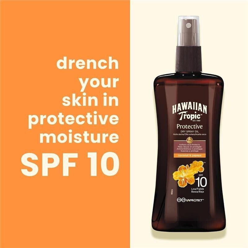 HAWAIIAN OLIO SPRAY 200 ML SPF30 COCNUT E PAPAYA TROPIC ACEITE