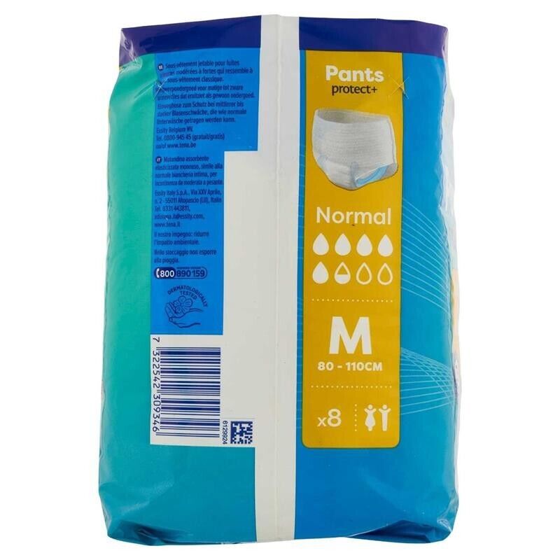 TENA PANTS NORMAL TAGLIA M 8 PEZZI