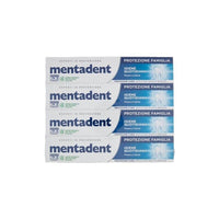 SET 4 MENTADENT DENTIFRICIO IGIENE QUOTIDIANA DA 75ML CON FLUORO E CALCIO