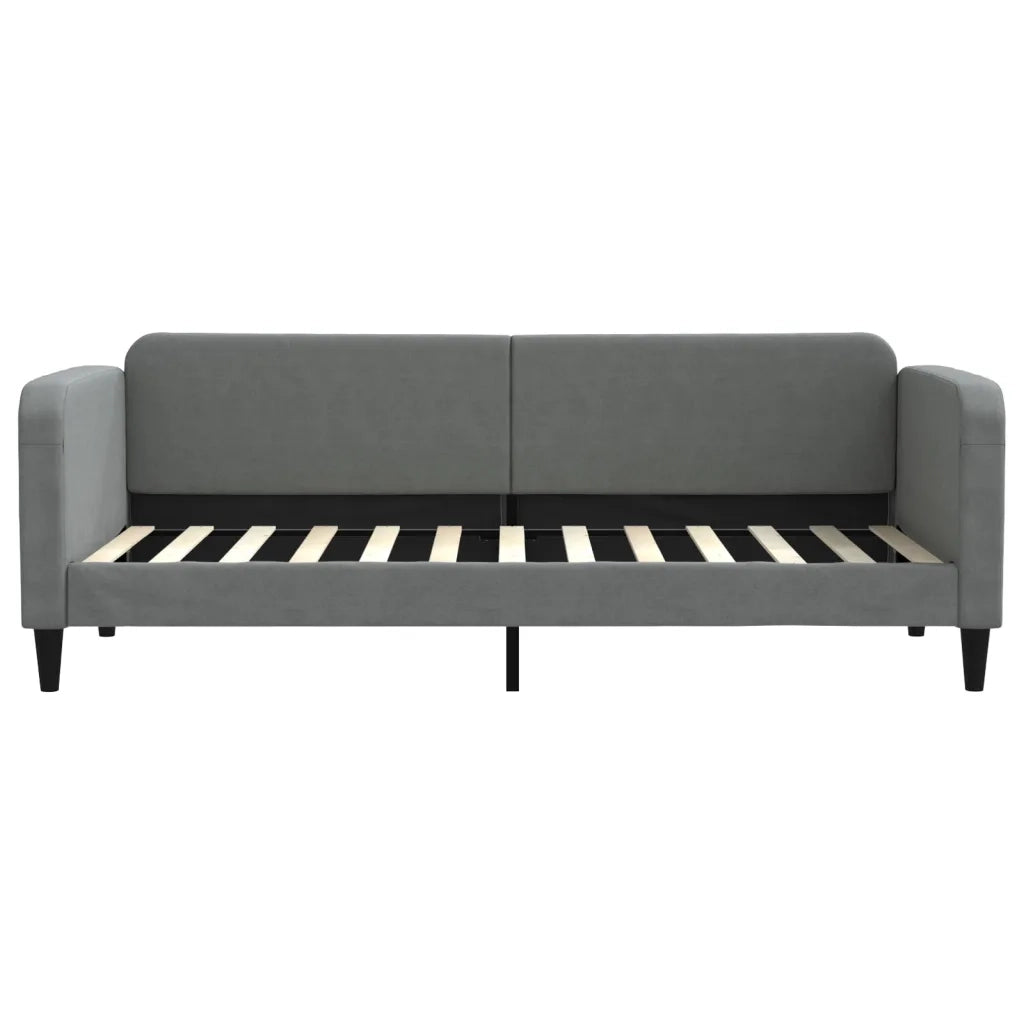 Divano Letto con Letto Estraibile-Sofa Letto-Daybed Grigio Scuro 80x200 Tessuto 182701