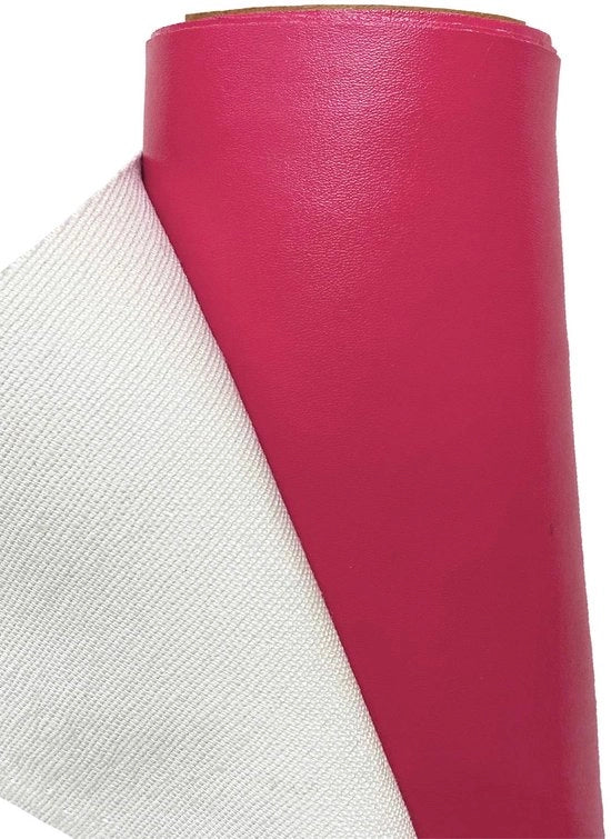 Abbigliamento in pelle sintetica impermeabile venduto per metro - Rosa - 100cm x 140cm