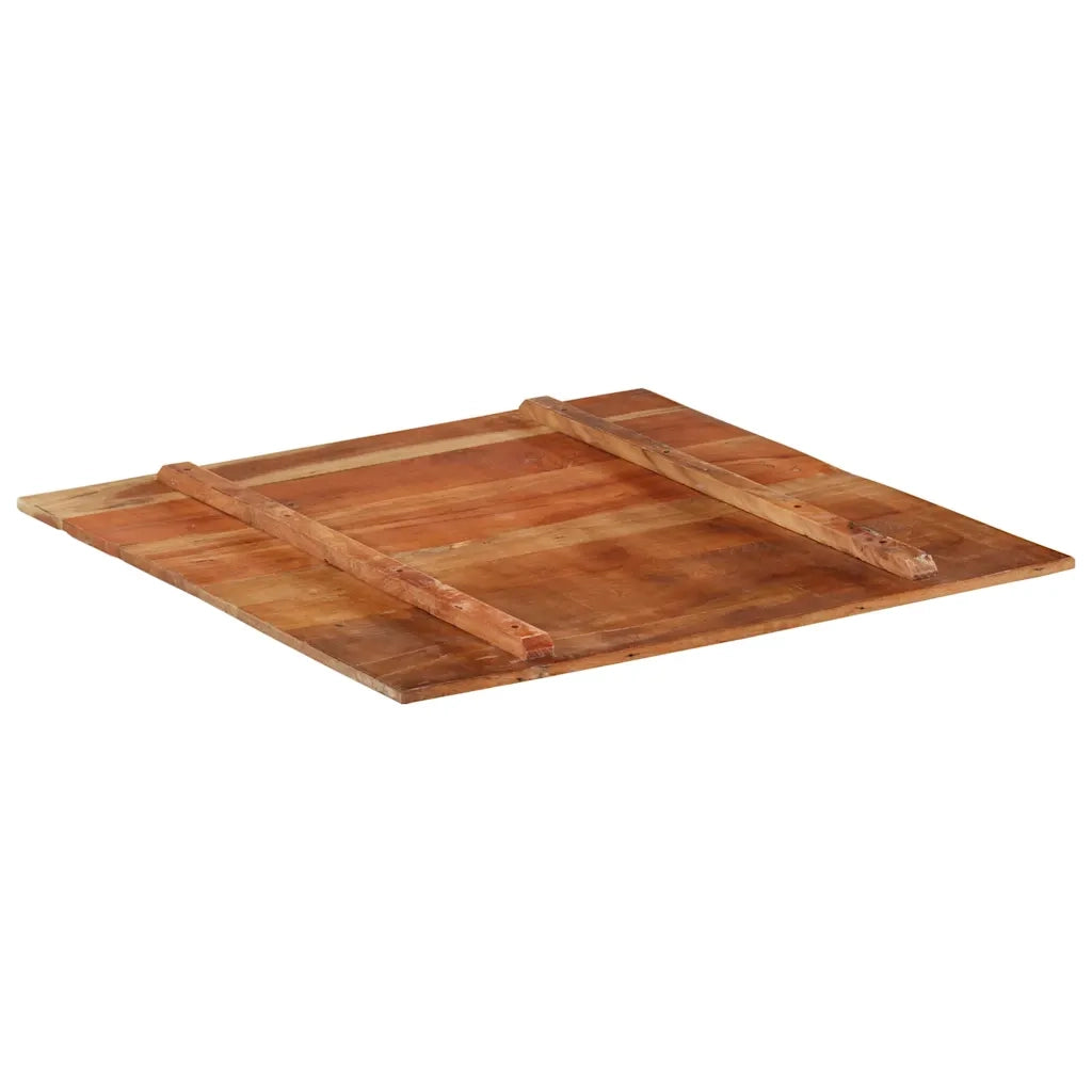 Piano Tavolo | Superficie Tavolo | Piano Scrivania Quadrato 80x80 cm 15-16 mm in Legno di Recupero