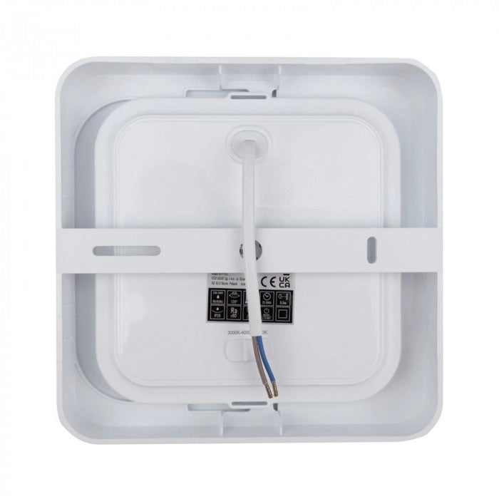 Plafoniera LED quadrata 18W CCT 2in1 bianca Ecolight
