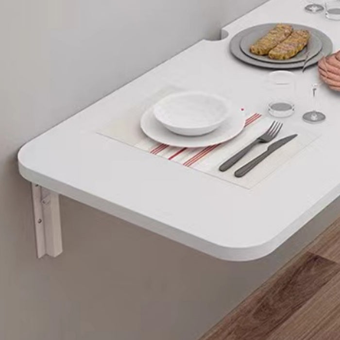 Tavolo Pieghevole a Muro Tavolino Scrivania da parete Bianco Salvaspazio 80x40cm