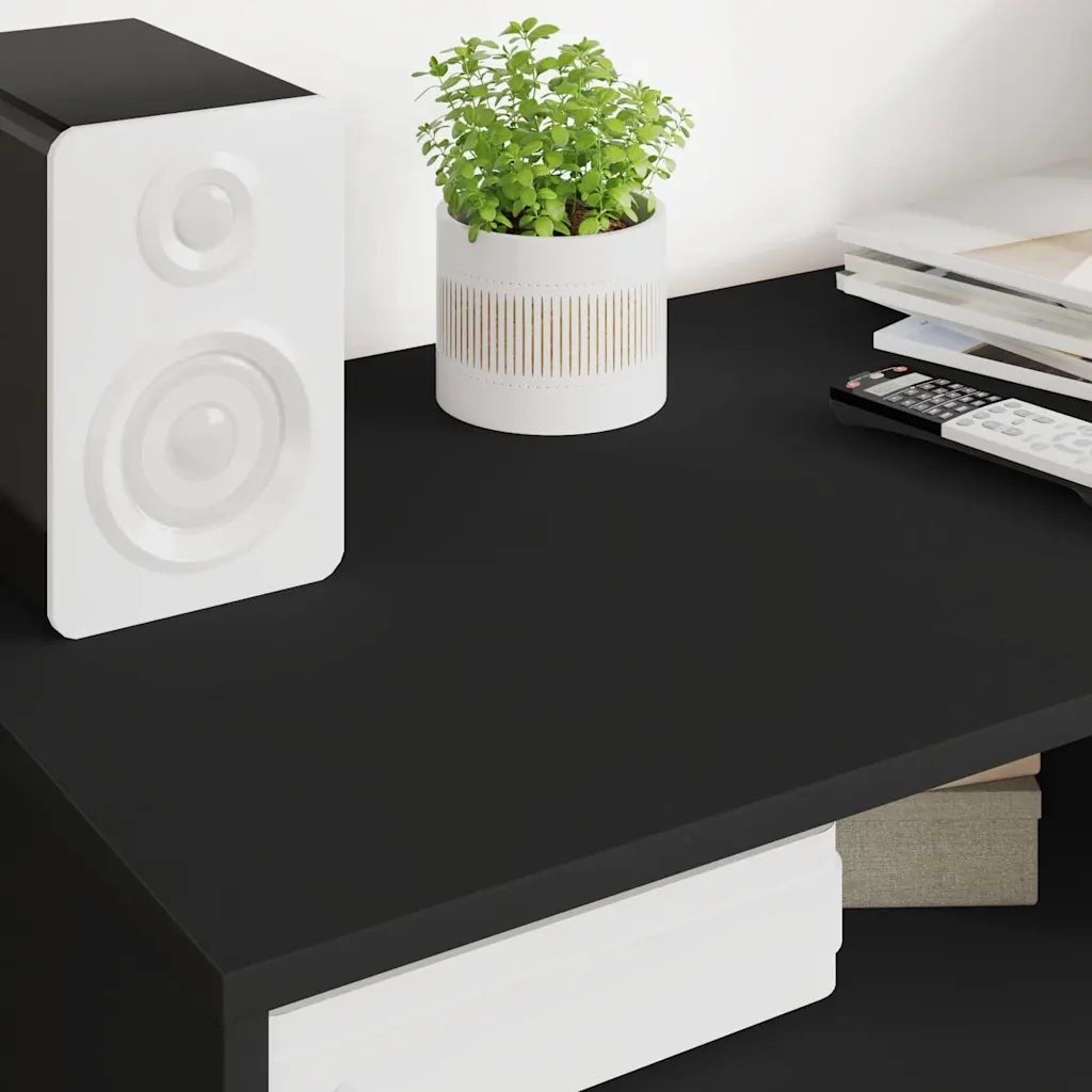 Mobile TV con cassetto Nero 100 x 48 x 43 cm Legno multistrato 888928