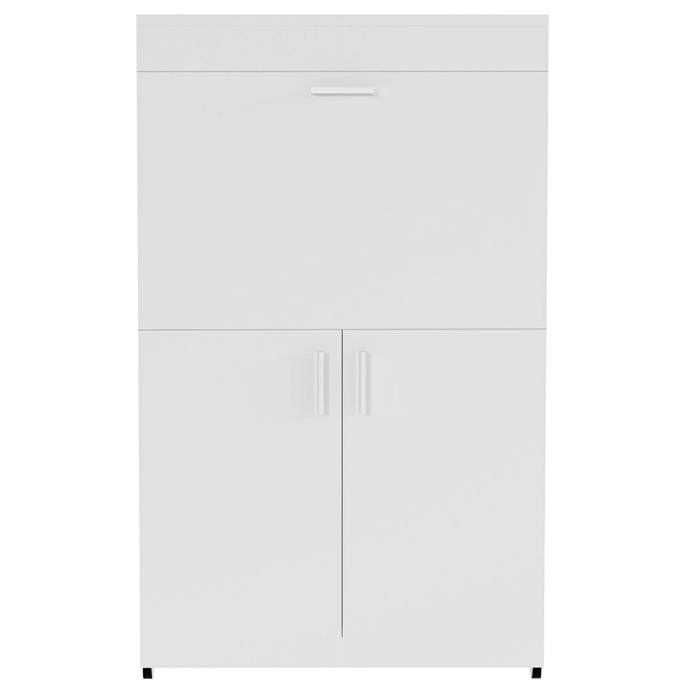 Mobile Asse da Stiro a Scomparsa Salvaspazio Richiudibile Bianco 55x38x90.5 cm