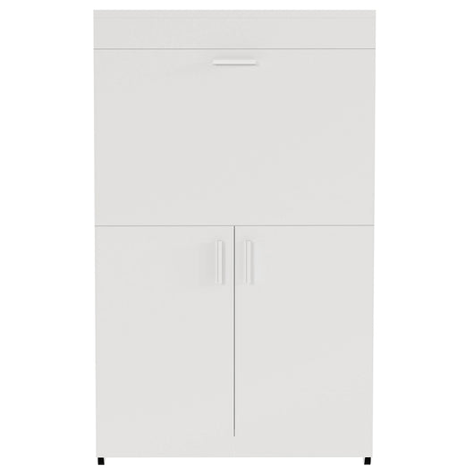 Mobile Asse da Stiro a Scomparsa Salvaspazio Richiudibile Bianco 55x38x90.5 cm